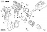 Bosch 3 603 J72 901 Psr 10,8 Li-2 Cordless Drill Driver 10.8 V / Eu Spare Parts